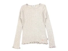 Mads Nørgaard oatmeal melange pointella t-shirt Trudy